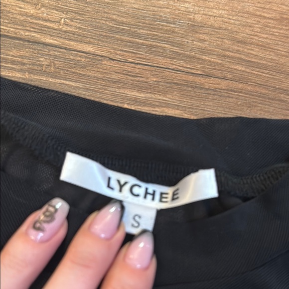 Black Long Sleeve Women's Top - Picture 3 of 4